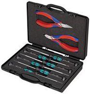 TOOL KIT, PLIER/SCREWDRIVER, 8PC