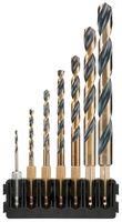 7PC HEX BLACK N GOLD DRILL BIT MIX BAR