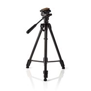 Tripod | Maximum load capacity: 3.0 kg | Minimum working height: 60.0 cm | Maximum working height: 165.0 cm | 3 Segments | Pan & Tilt | Travel bag included | Self levelling feet | ABS / Aluminium | Black