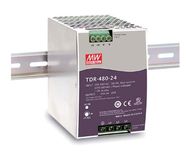 480W three phase industrial DIN rail power supply 24V 20A with PFC, MEAN WELL