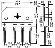 Bridge rectifier 25A 600V