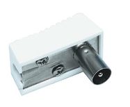 TV plug angled, cable mount