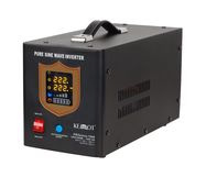 PROsinus-1000 12V/230V 1000VA/700W Power inverter with sinusoidal output voltage and charging function, black