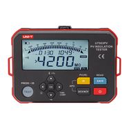 PV Insulation resistance tester, test voltage 125-1000V, CAT II 1000V, CAT III 600V, UNI-T