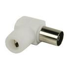 Coax Connector Female White