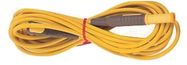 Flexible cable L=1.5m, S=2.5mm2, Max I=36A, yellow, KPS