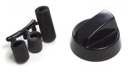 Universal Oven Knob with Reductions Ø42mm, Black