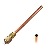 Access Valve with Copper Tube for Cooling System  Ø6x100mm