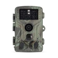 Wildlife Camera | 4K@10fps | 50 MPixel | 5 MPixel CMOS | IP65 | Black No-Glow IR | Night vision | Viewing angle: 60 ° | Motion sensor | Detection angle: 130 ° | Detection range: 20 m | Screen size: 2.4 " | LCD Screen | Brown / Green