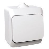 Two way switch IP44 white Cedar Plus