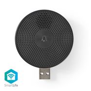 SmartLife Chime | 433 MHz | Accessory for: WIFICDP10GY / WIFICDP30WT / WIFICDP40CWT | USB Powered | 4 Sounds | 5 V DC | Adjustable volume | Black