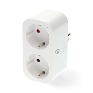 SmartLife Smart Plug | Wi-Fi | IP21 | Power meter | 3680 W | Type F (CEE 7/7) | 0 - 55 °C | Android™ / IOS | 2-Way | White | 1 pcs