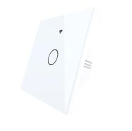 Smart Light Wall Touch Switch Single Pole 220V No Neutral Wire, TUYA Wi-Fi