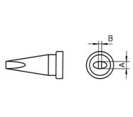 Tip 1.6mm for LT-1, WSP80 soldering iron, Weller