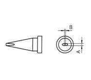 Tip 0.8mm for LT-1, WSP80 soldering iron Weller