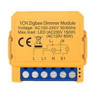Smart ZigBee dimmer, TRIAC 230Vac, 2 channels, 150W, TUYA, MQTT