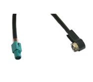Antenna adapter GOLFV plug - ISO plug angle, cable length 23cm