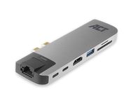 Docking USB-C Thunderbolt 3Ö - HDMI / Gigabit -  Ethernet / 2 x USB-A / 2 x USB-C / Card Reader / ThunderboltÖ Pass-through / PD Pass-through - Metal Housing