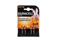 Duracell - Plus Alkaline Battery 1.5 V AAA MN2400 BL4 - 4 pcs