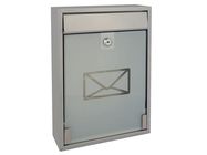 MAILBOX - MILAN - SILVER - 36 x 26 x 8 cm