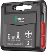 Bit-Box 15 Impaktor PH, 15 x PH 2x25, Wera