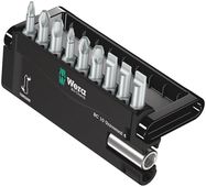 Bit-Check 10 Universal 4, 1 x 1/4"x50; 1 x PH 1x25; 1 x PH 2x25; 1 x PH 3x25; 1 x PZ 1x25; 1 x PZ 2x25; 1 x PZ 3x25; 1 x 0.8x5.5x25; 1 x 1.0x5.5x25; 1 x 1.2x6.5x25, Wera