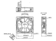 SUNON FAN - 230 VAC SLEEVE - 120 x 120 x 25 mm