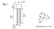 BRIDGE RECTIFIER 50V-1.5A (W005G)