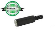 2.5mm FEMALE JACK CONNECTORS - PLASTIC BLACK MONO