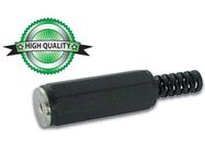 2.5mm FEMALE JACK CONNECTORS - PLASTIC BLACK MONO