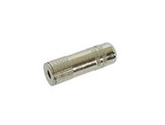 3.5mm FEMALE JACK CONNECTOR - SILVER STEREO