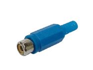 RCA PLUG FEMALE - BLUE