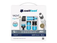Cellfast, watering set yacht mini, 9 mm (3/8"), 15 m