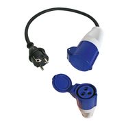 ADAPTER CABLE SCHUKO PLUG TO CEE SOCKET