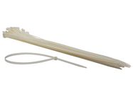 NYLON CABLE TIE SET - 8.8 x 750 mm - WHITE (50 pcs)