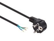 POWER CORD BLACK CEE 7/7 90 + LEADS TAILS L=1.5 m H05VV-F 3G0.75 mm▓