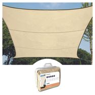 SHADE SAIL - RECTANGULAR - 2 x 3 m - COLOUR: CREAM