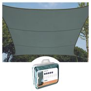 SHADE SAIL - SQUARE - 3.6 x 3.6 m - COLOUR: GREEN GREY