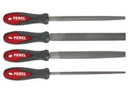 STEEL FILE SET - 20 cm/8" - 4 pcs