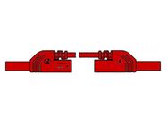 CONTACT PROTECTED MEASURING LEAD 4mm 100cm / RED (MLB-SH/WS 100/1)