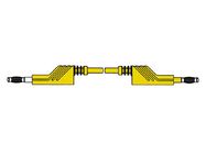 MEASURING LEAD 4mm 50cm / YELLOW (MLN-SIL / 1)