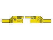 CONTACT PROTECTED MEASURING LEAD 4mm 50cm / YELLOW (MLB-SH/WS 50/1)