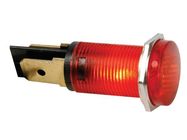 ROUND 14mm PANEL CONTROL LAMP 220V RED