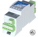 Išplėtimo modulis iSMA-B-4U4O-H, 4 universalūs įėjimai, 4 skaitmeniniai išėjimai  su rankiniu valdymu, Modbus RTU/ASCII, BACnet MSTP