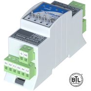 Expansion module iSMA-B-4I4O-H, 4 digital inputs, 4 digital outputs with manual control, Modbus RTU/ASCII, BACnet MSTP