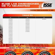 Textile snow chains Isse Super 54 2pcs, Isse