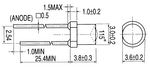 LED 3mm (T1) Red-175-04-889