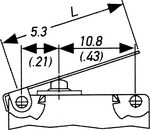 Sliding lever-135-83-341