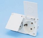 Socket 2-gang 2P+E F (CEE 7/4) White-136-73-829