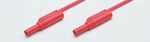 Safety test lead Ćø4mm Red 50cm CAT II-140-36-414